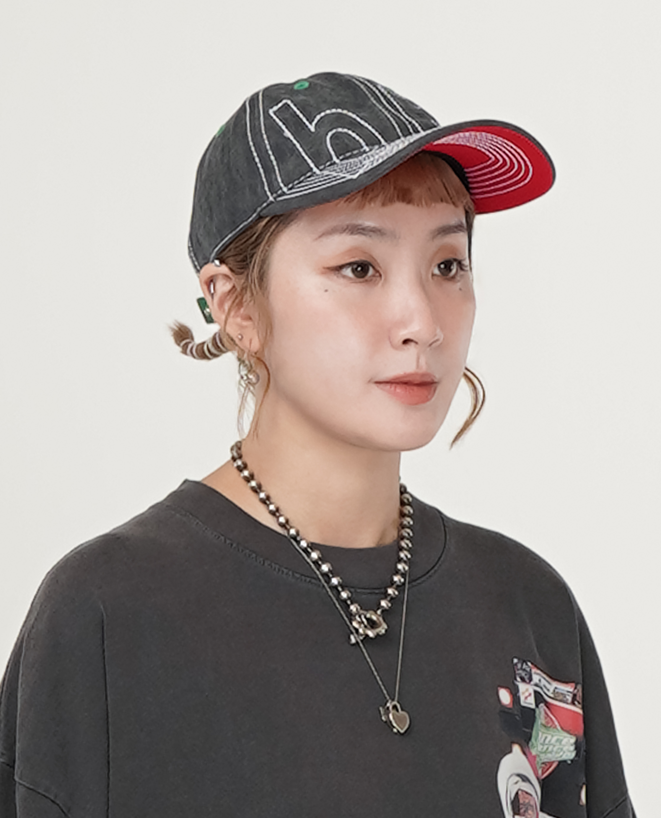 帽子 b.Eautiful Vapor 6 Panel Hat black/white b.eautiful Vapor 6 Panel Hat - Off Black/White | Garmentory