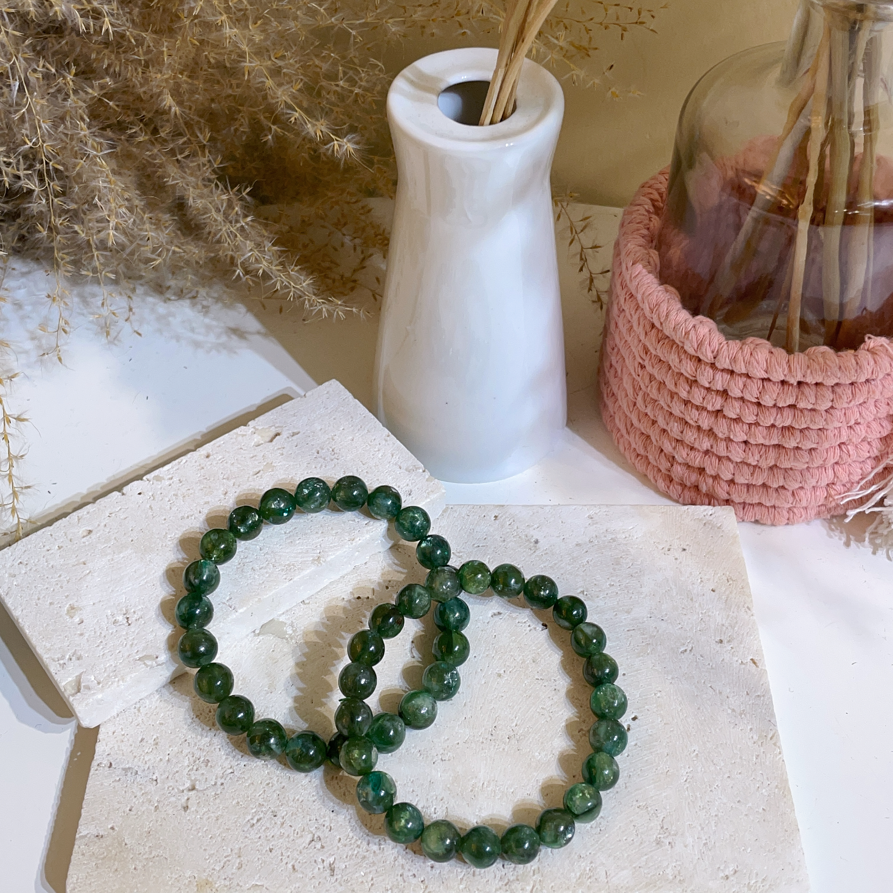 綠祖母晶手串 8mm