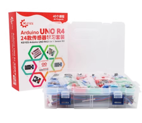 Arduino UNO R4系列 24件感測器套件(適用於rduino UNO R4 Minima/WiFi)  不含主板&不含膠殼