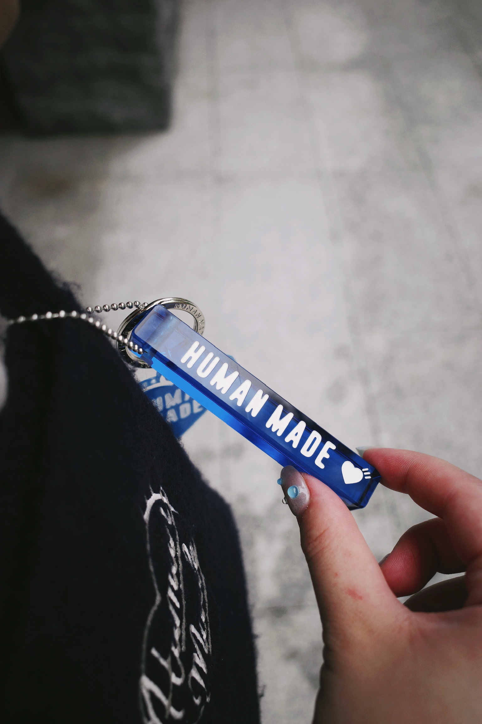 HUMAN MADE 硬壓克力 鑰匙圈