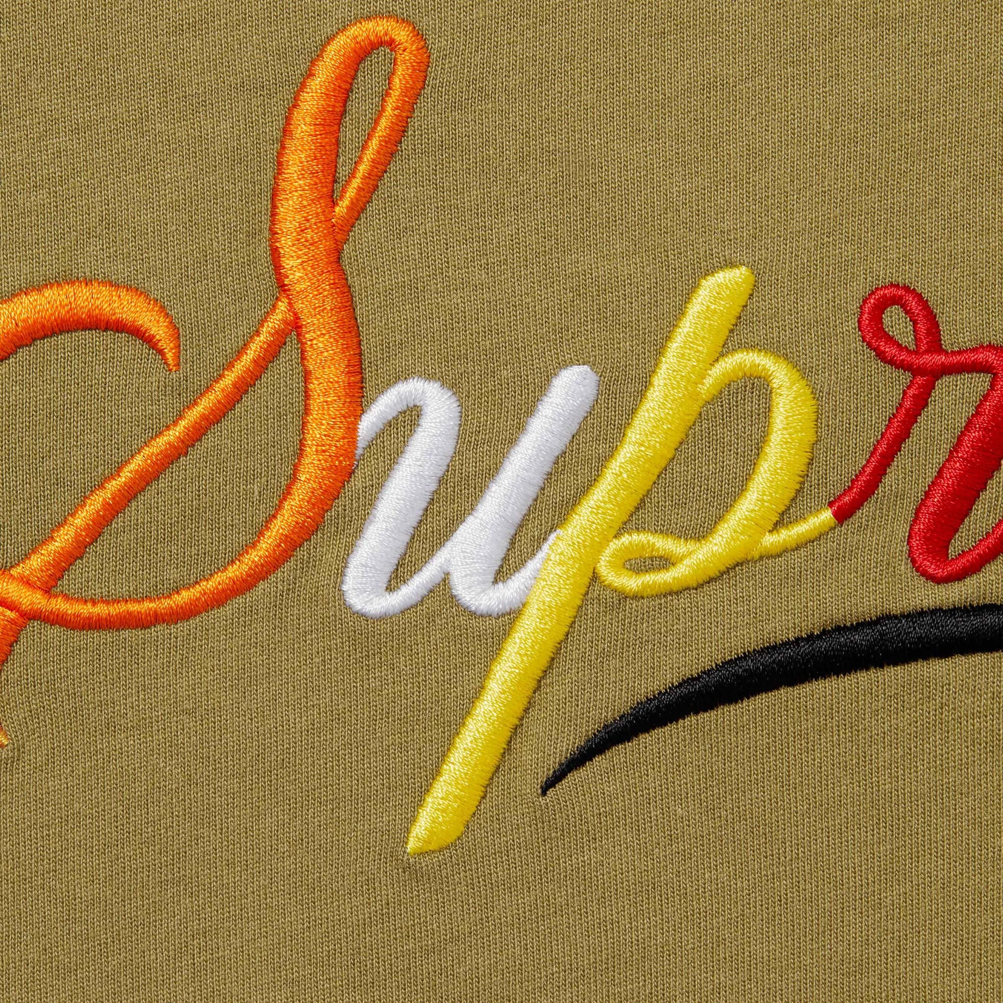 Supreme Cursive S/S Top Tee (5Colors)