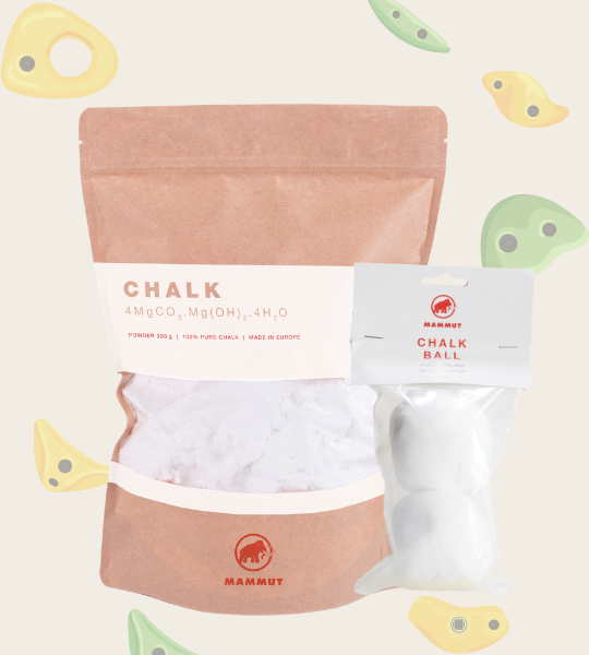 "新手入門組" Mammut 攀石粉 Chalk Powder 300g + Chalk Ball 2+40g