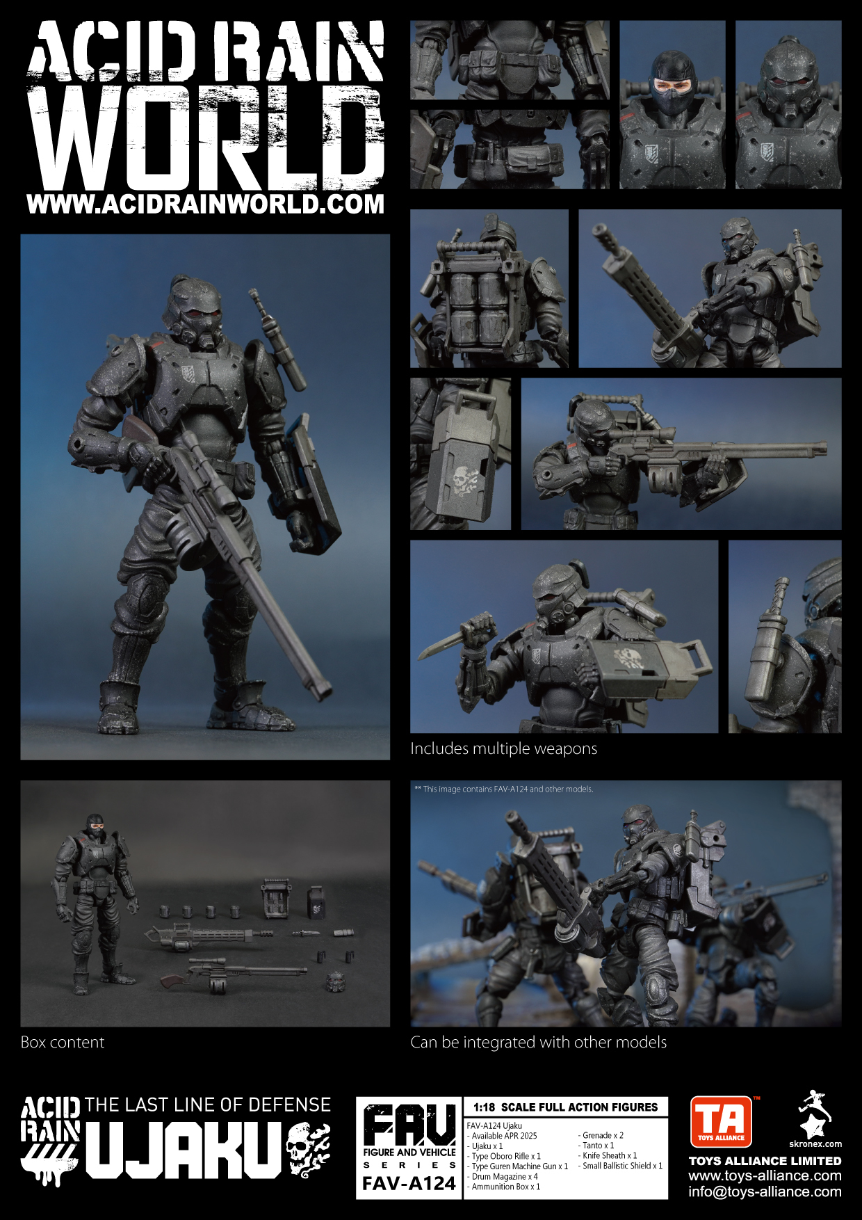 [訂金] Toys Alliance : 酸雨 1/18 破墨 / 烏鵲 (自選)