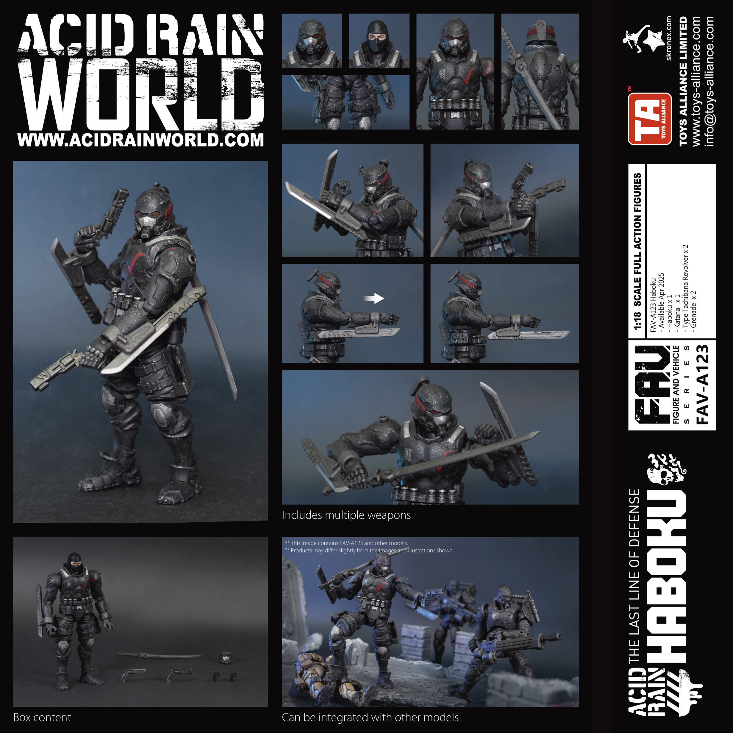 [訂金] Toys Alliance : 酸雨 1/18 破墨 / 烏鵲 (自選)