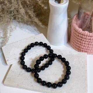 黑髮晶手串 11mm