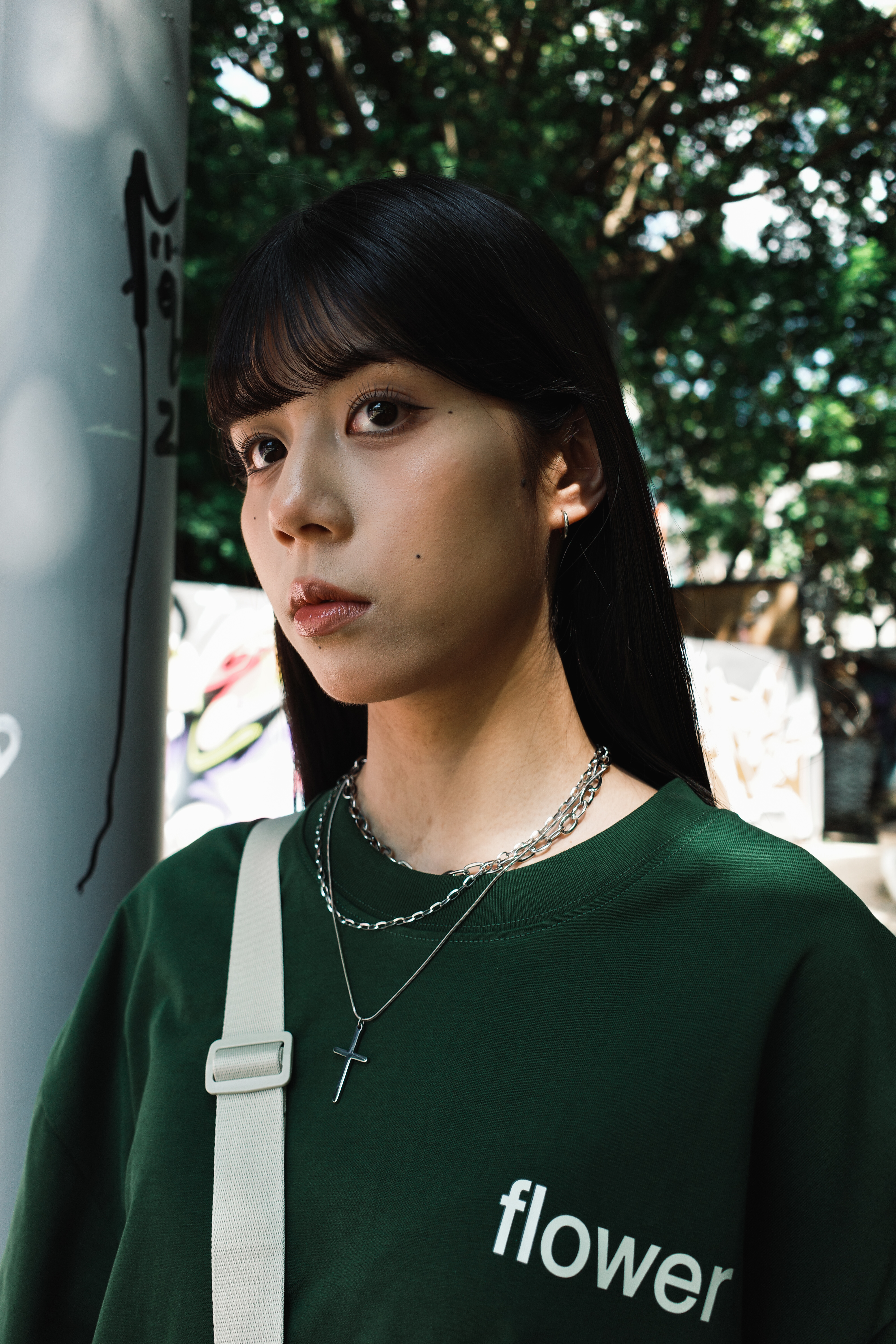 『Always_Good』十字架 疊戴 鈦鋼  項鍊