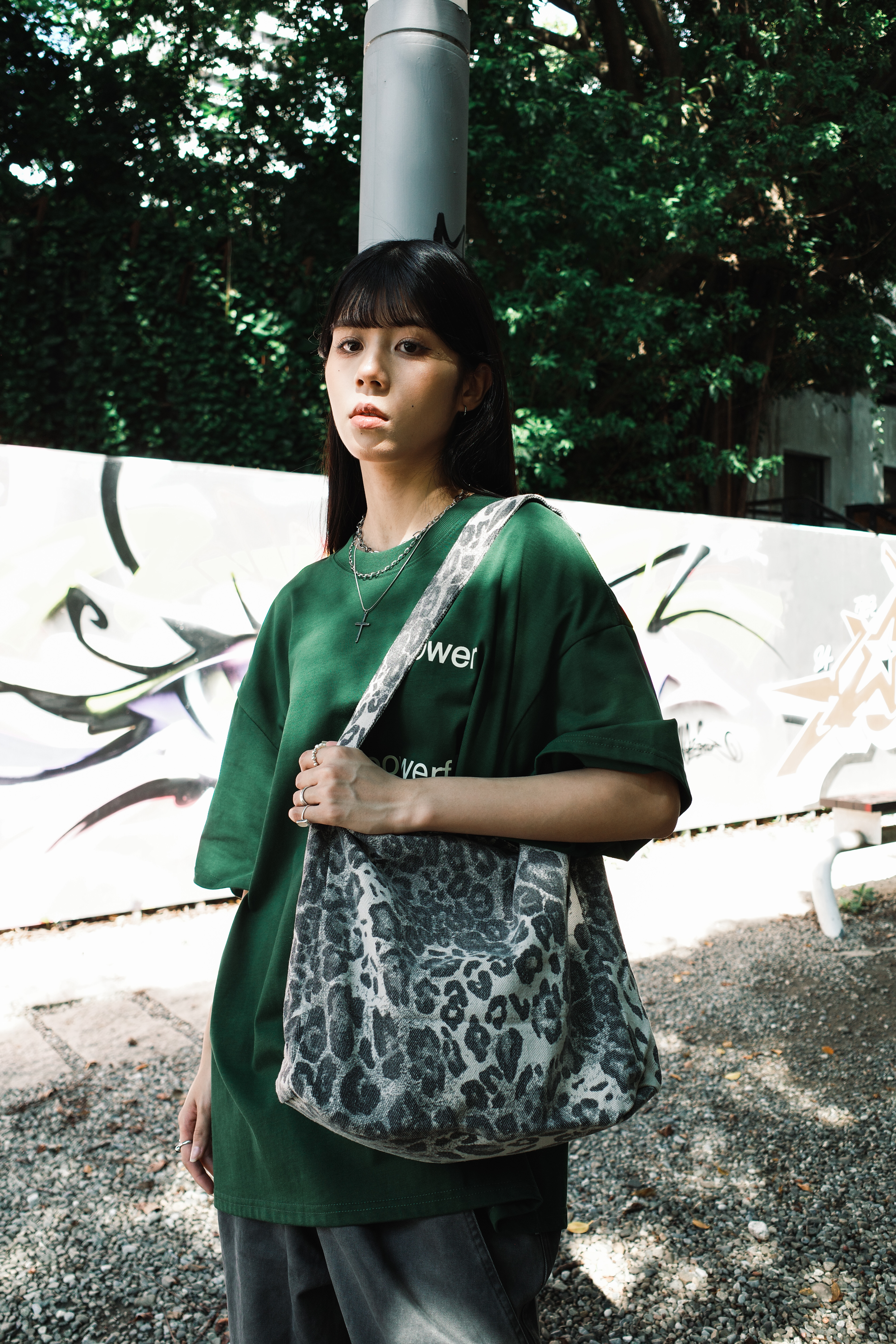 『Always_Good』豹紋 單肩 托特包