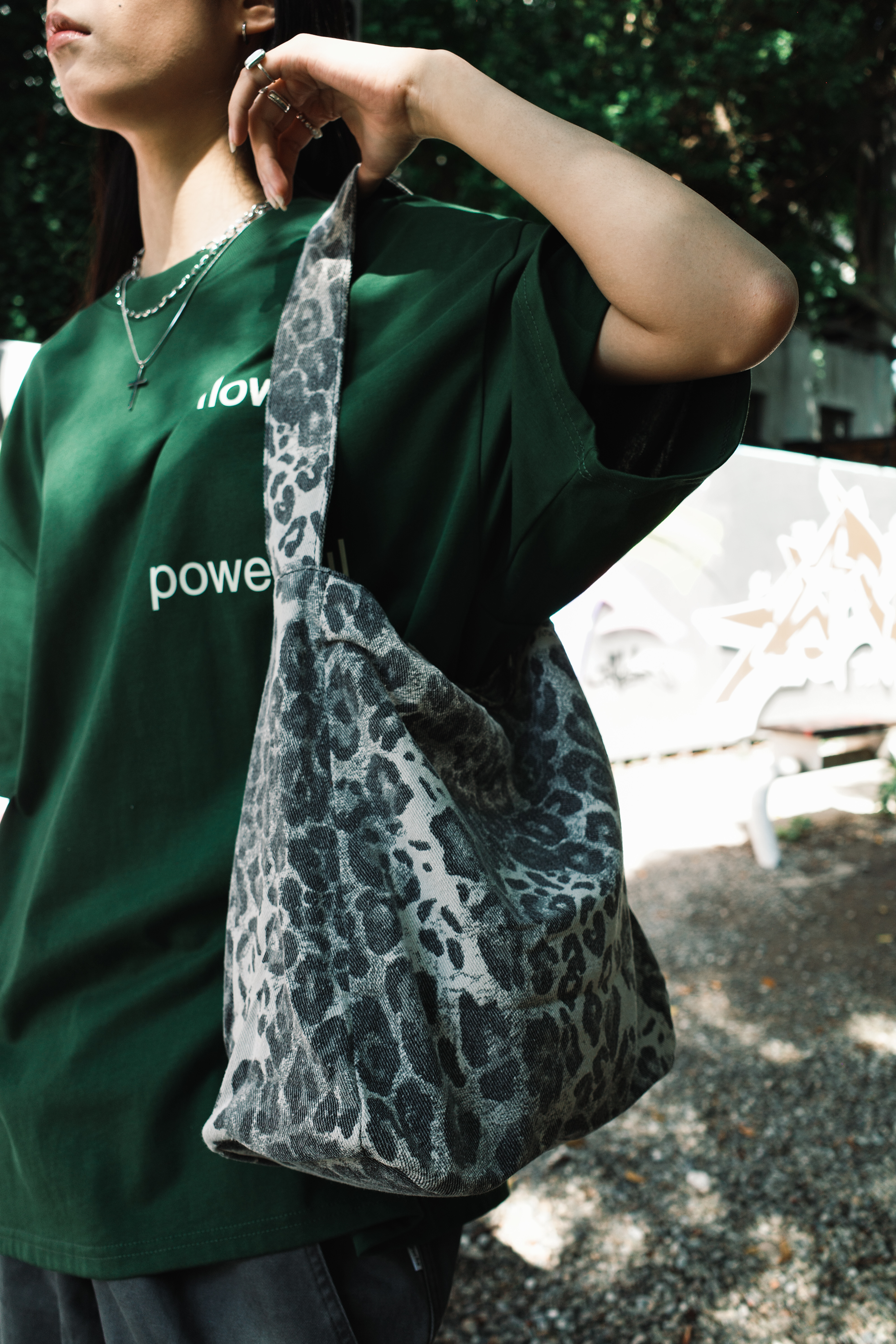 『Always_Good』豹紋 單肩 托特包