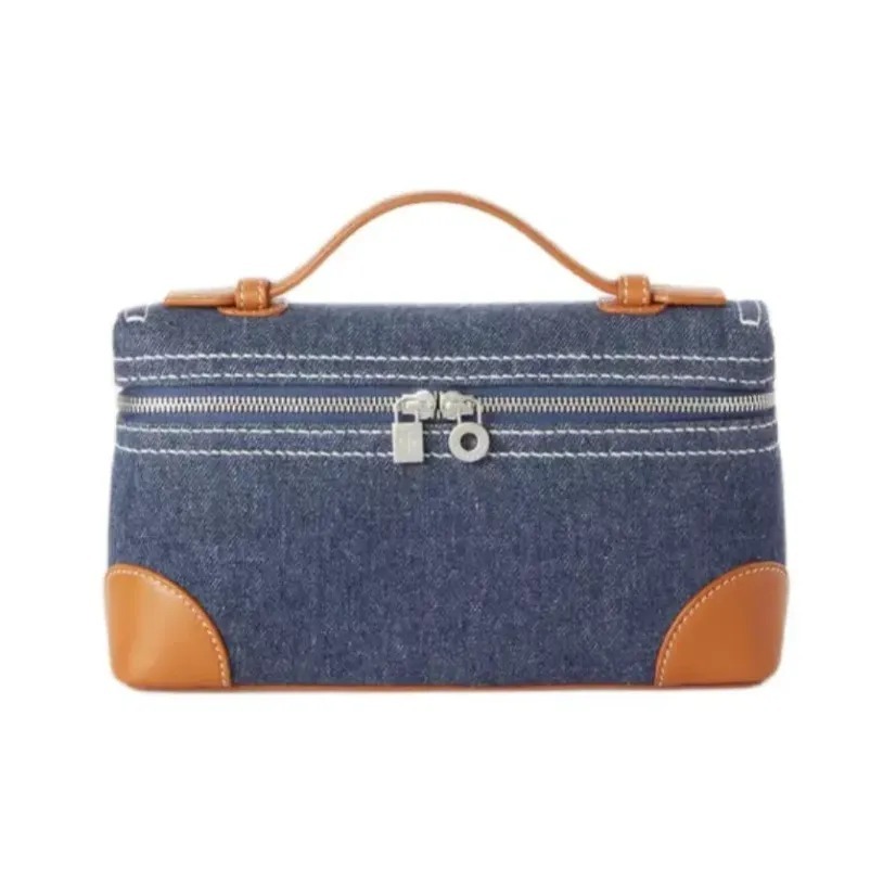 LORO PIANA Extra Pocket L19 牛仔布 化妝袋 手袋