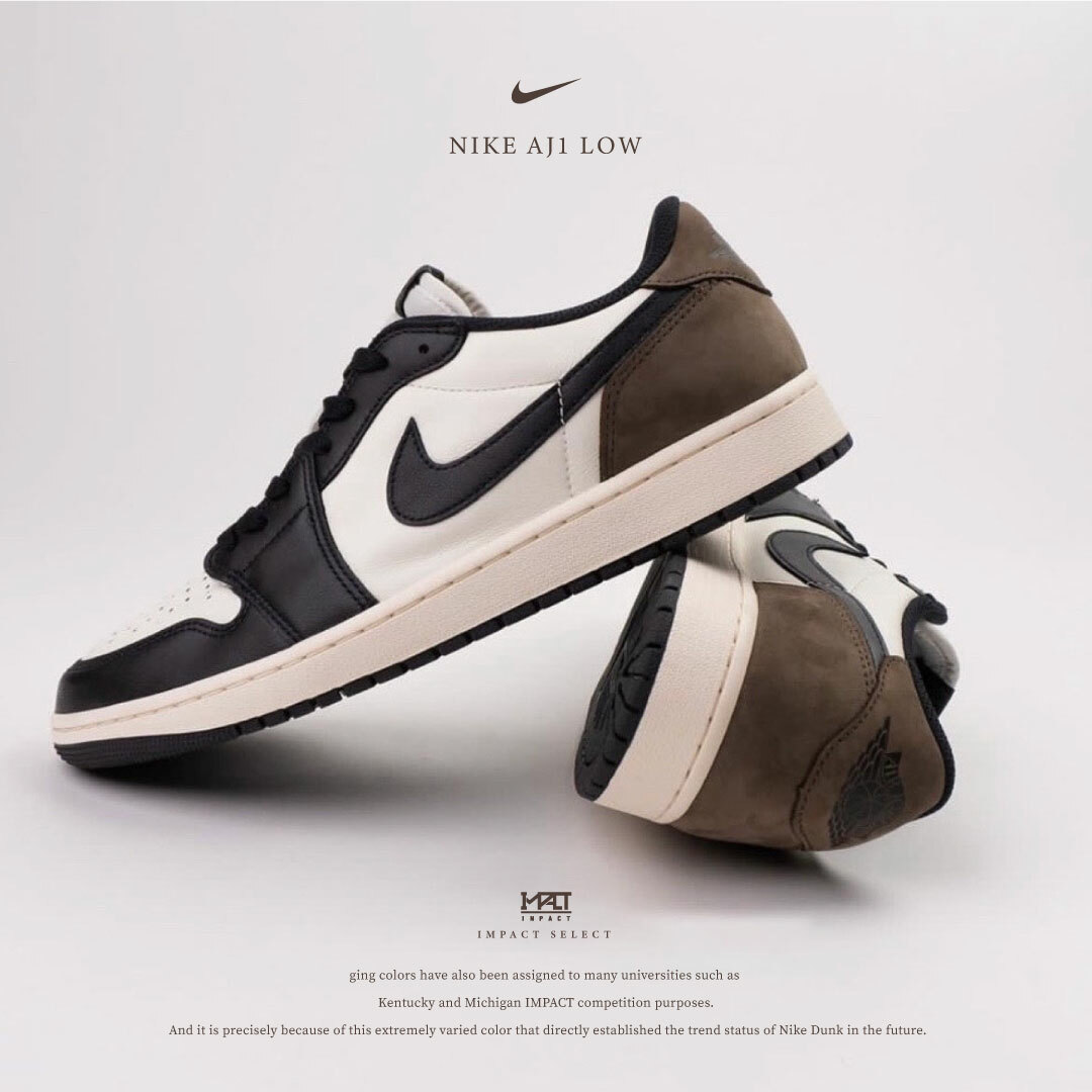 Nike AJ1 OG Low "Mocha" 摩卡 倒勾配色 平替 CZ0790-102