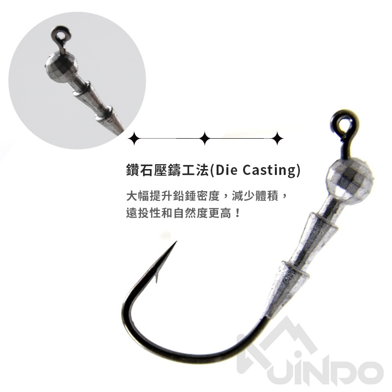 平釣太鼓栓製摺漆　1.0尺 Jindo 鑽石壓鑄火巴鉤(8入) 鉛頭鉤高碳鋼鉤汲鉤頭汲頭鉤魚鉤路亞