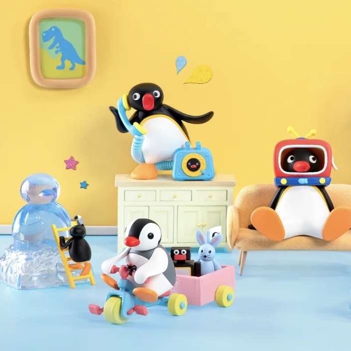 PINGU 企鵝家族 正版授權 PINGU和我的一天 盲盒 公仔 / 預購