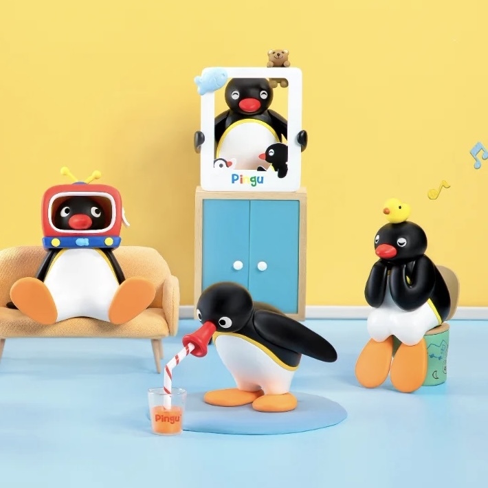 PINGU 企鵝家族 正版授權 PINGU和我的一天 盲盒 公仔 / 預購