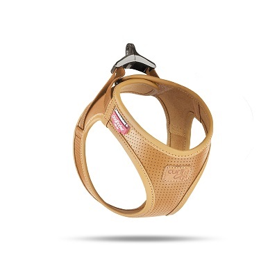 瑞士Curli 3D緊貼多功能 蘋果皮製胸帶 啡色