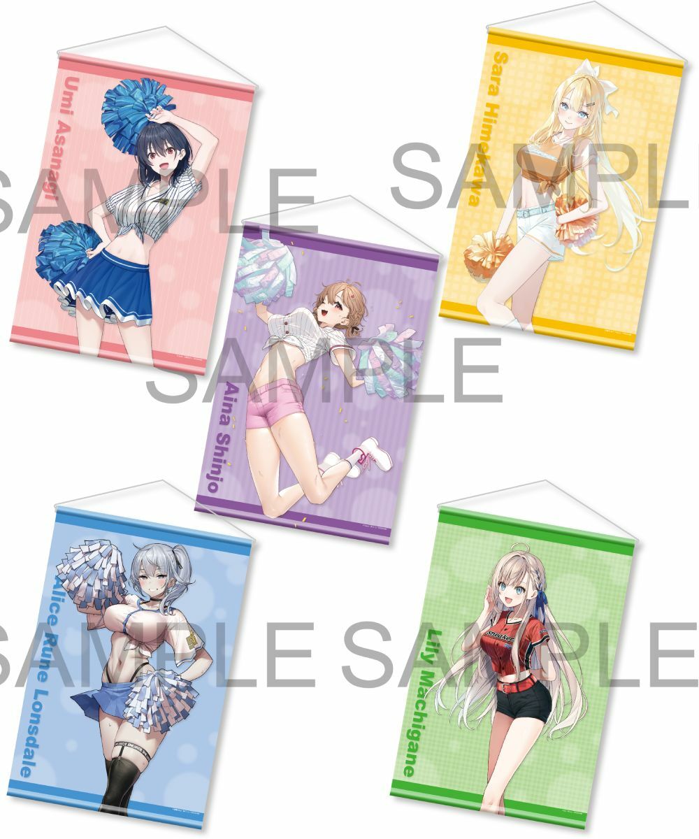 預購-Cheerful Summer Festa！ 全新繪製B2掛軸 系列 【日本進口精品】