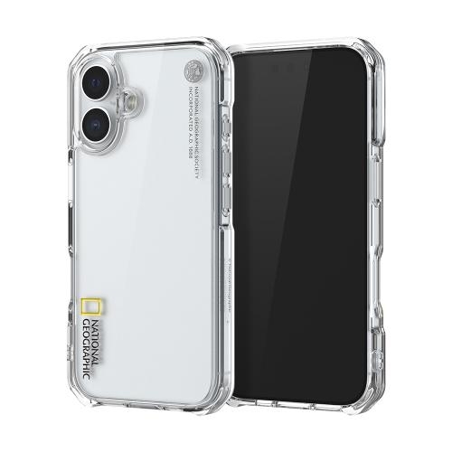 【部分現貨】National Geographic - Rugged Clear - iPhone 16 Case 高度防撞透明手機硬殼