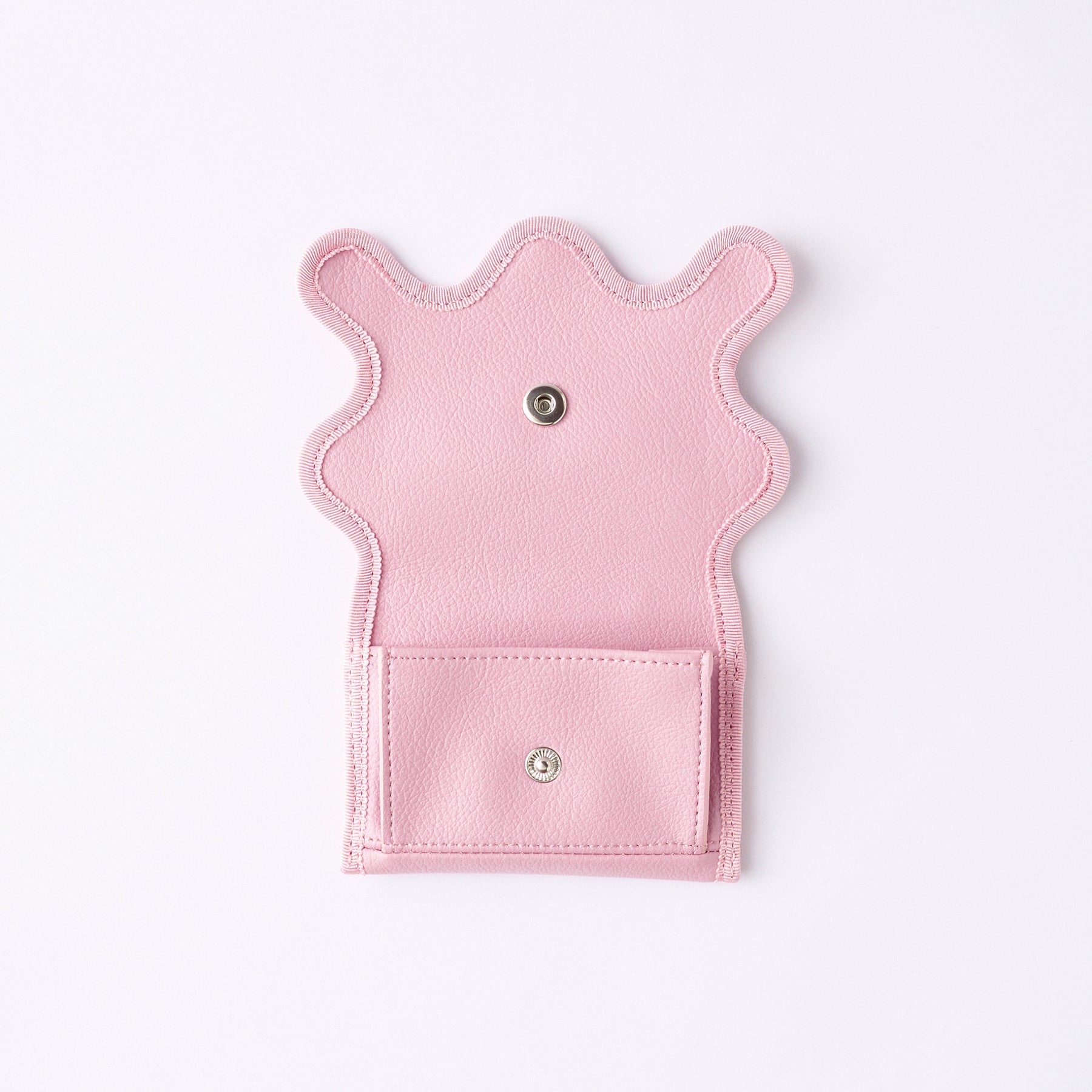 Nori 波浪零錢包 紫丁香粉