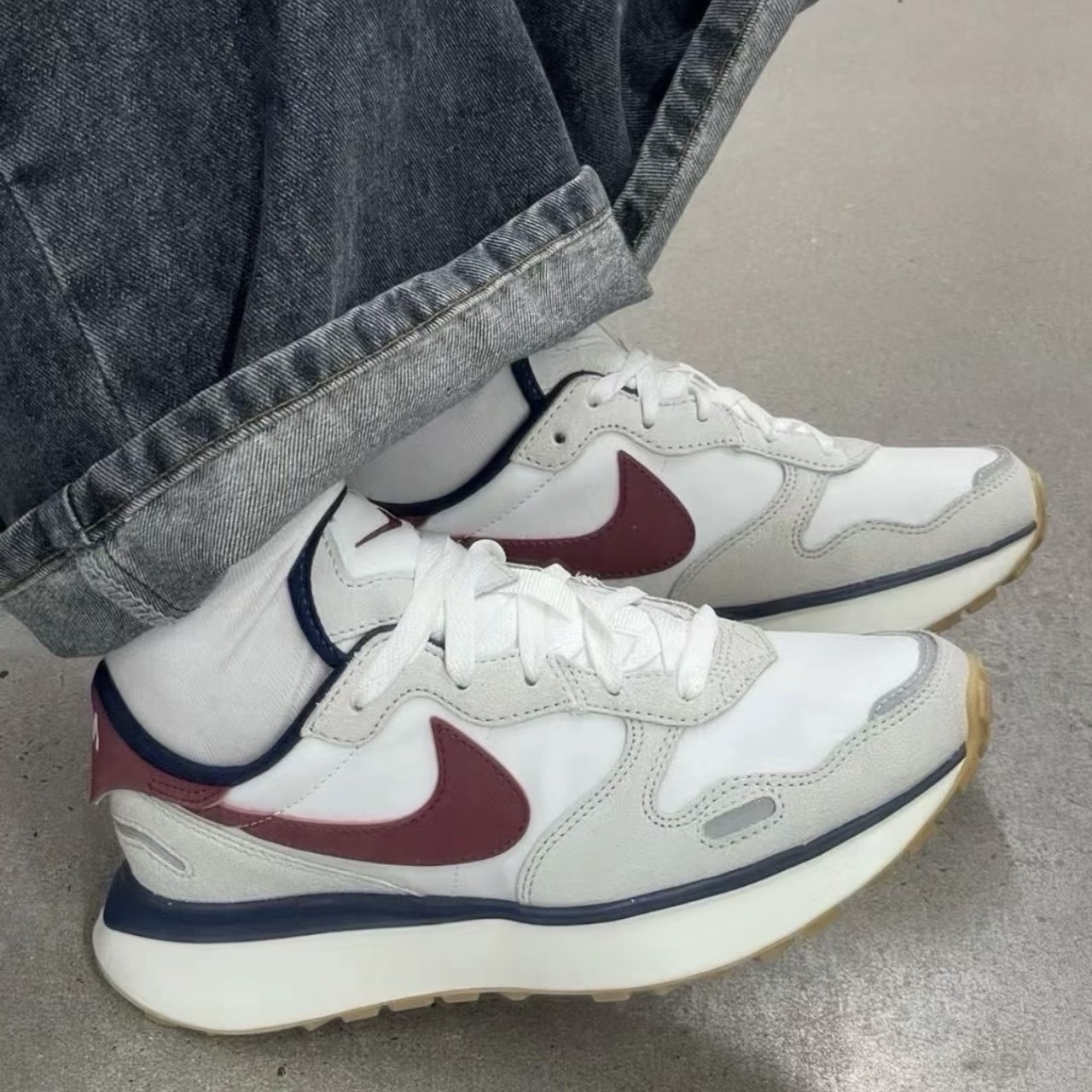 "調貨" NIKE PHOENIX WAFFLE 女休閒運動鞋 白藍紅 FZ3600072