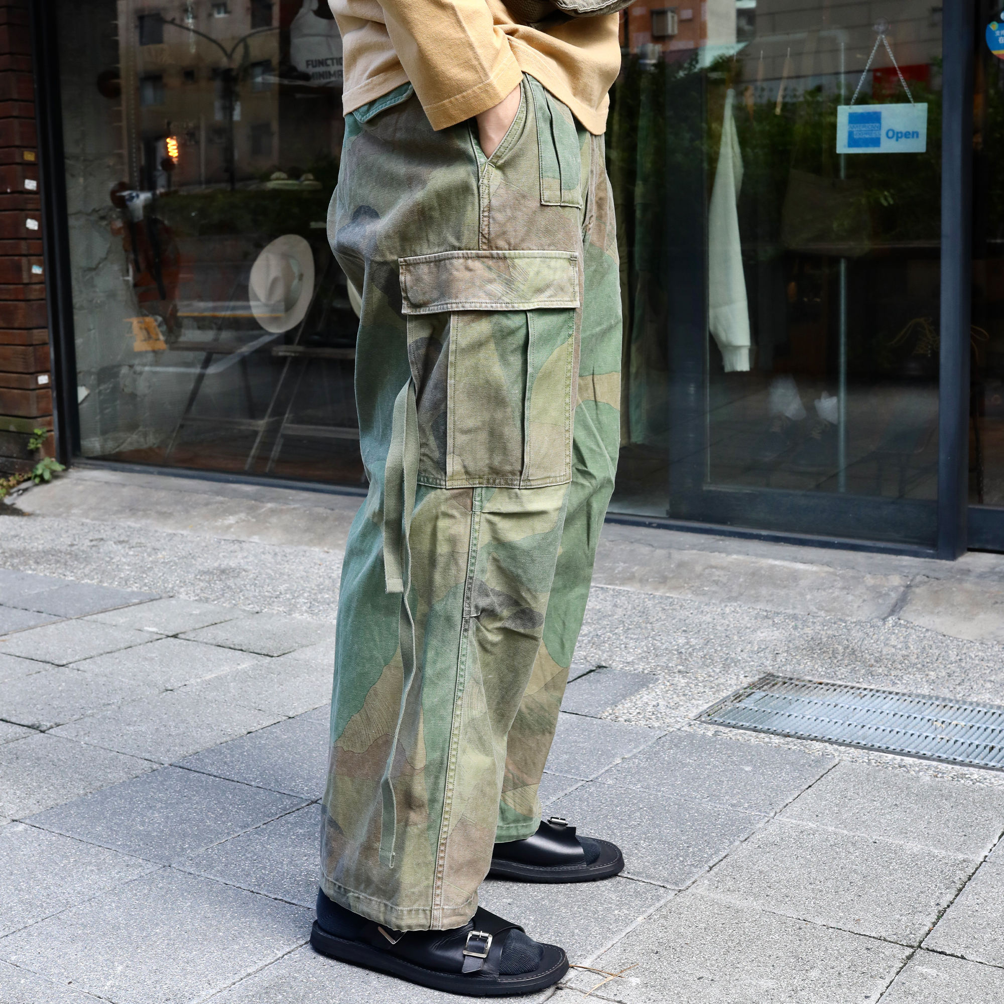 Nigel Cabourn - Army Cargo Pant / Nano Pigment HBT (Gre