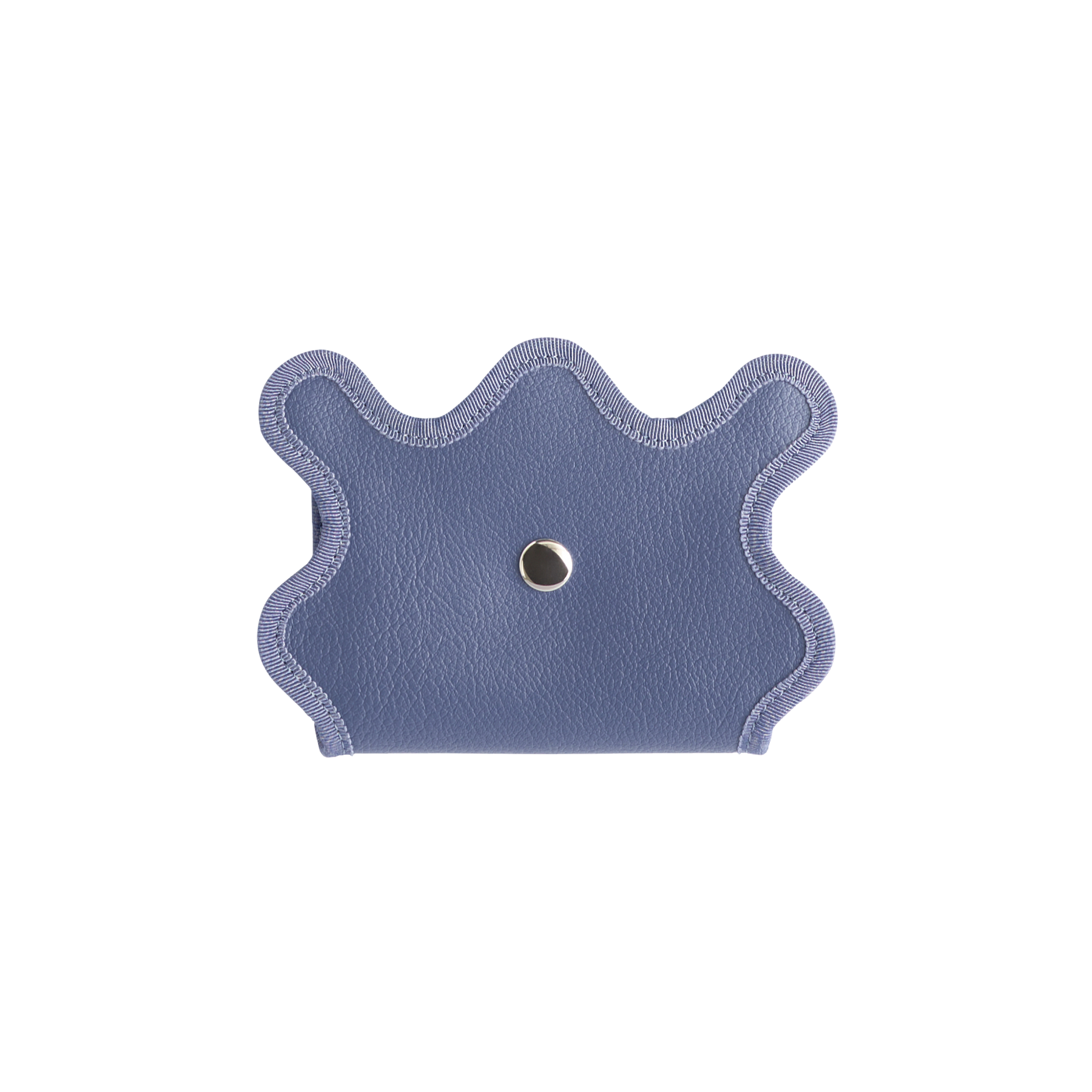 Nori 波浪零錢包 三色堇紫