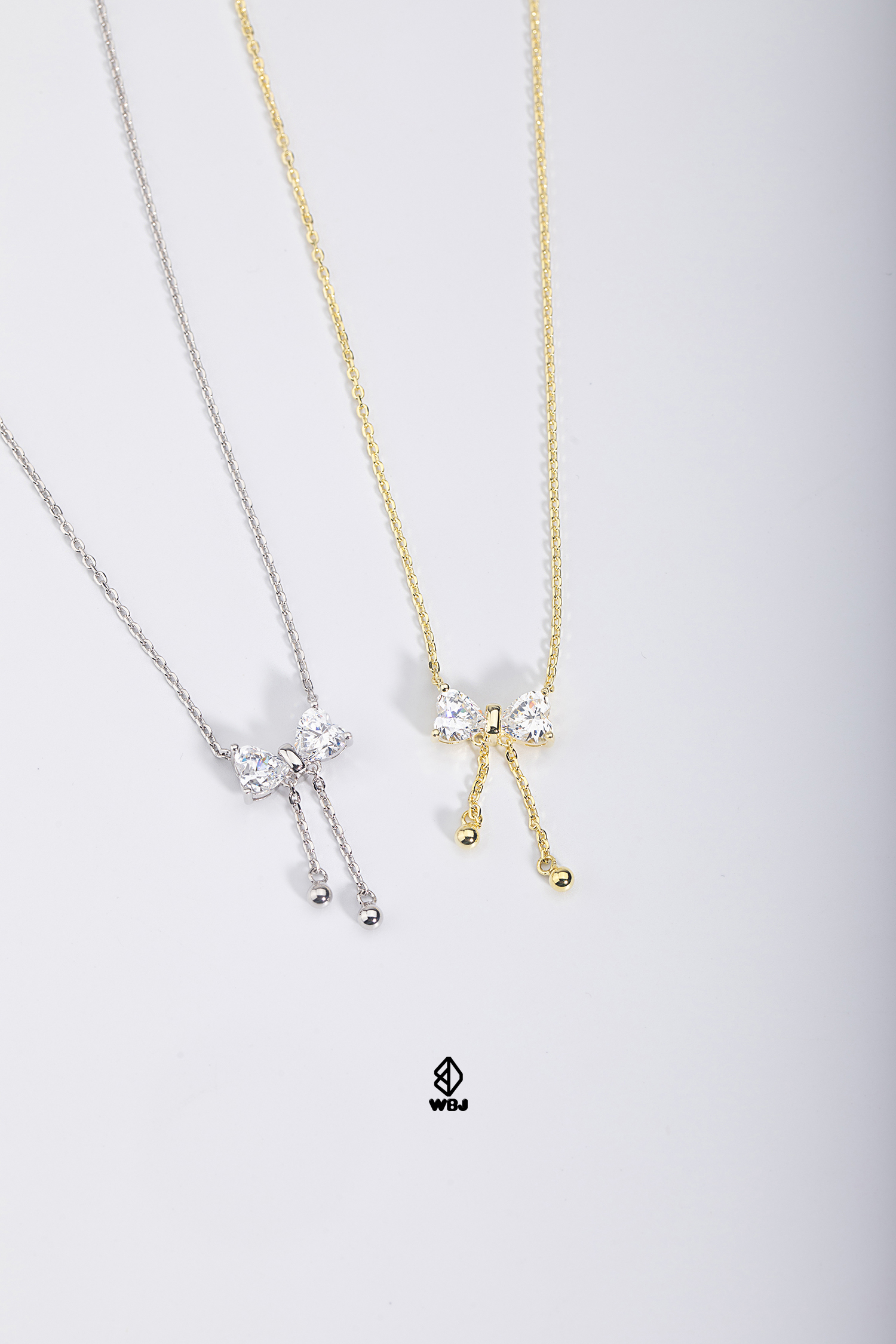 蝴蝶結系列 項鍊耳釘套組88折