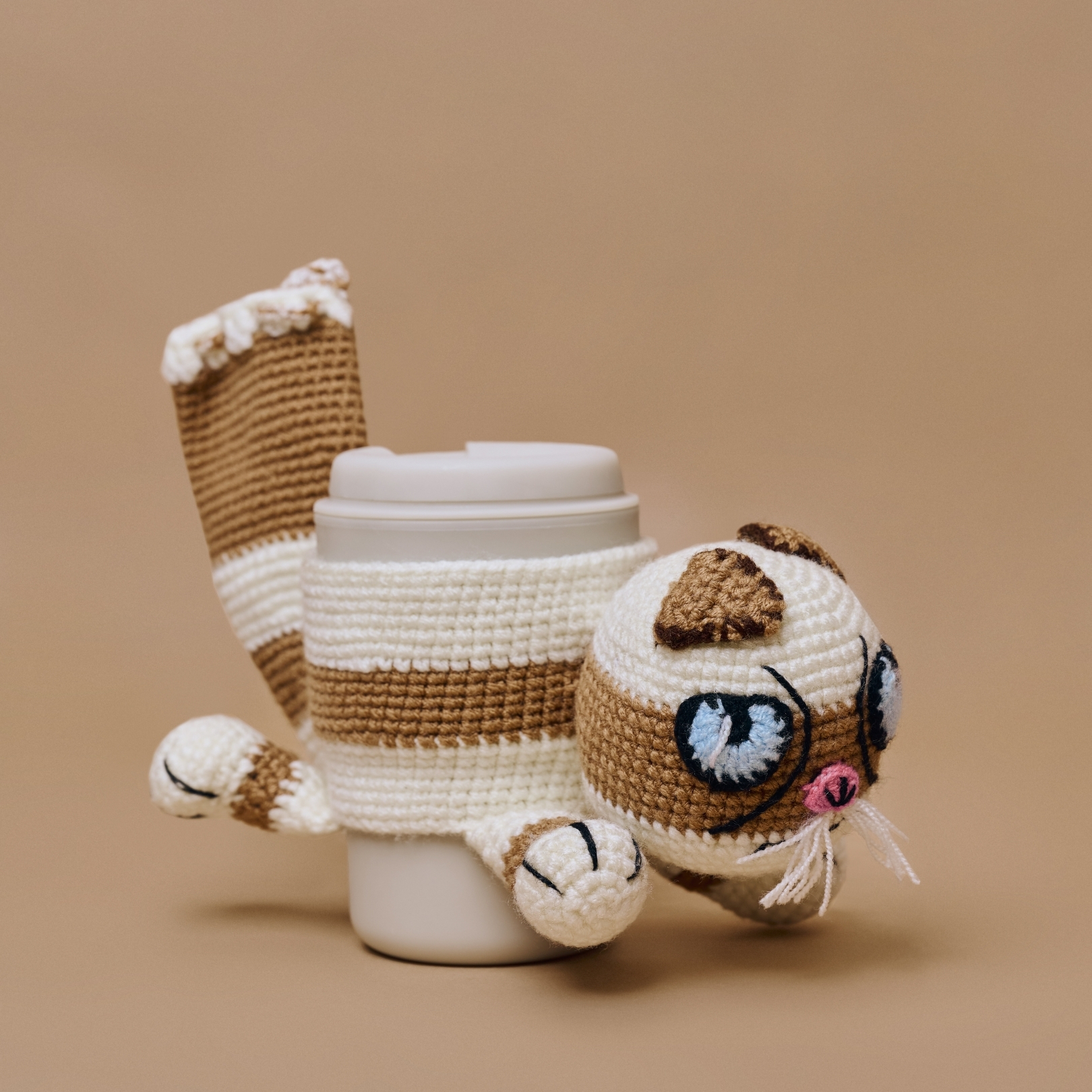 Blue-eye Meow Cup Bag