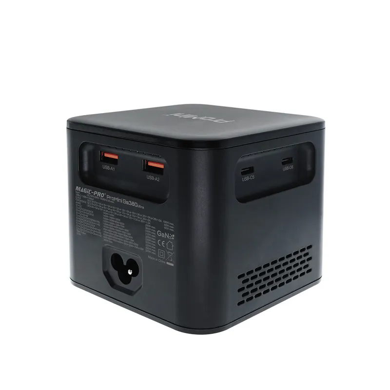 Magic-Pro ProMini Gs380 ultra PD3.1 8-port GaN 380W快速充電器