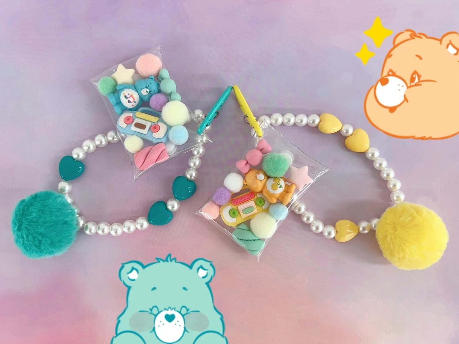 🇰🇷韓國設計carebears裝飾掛環🐻