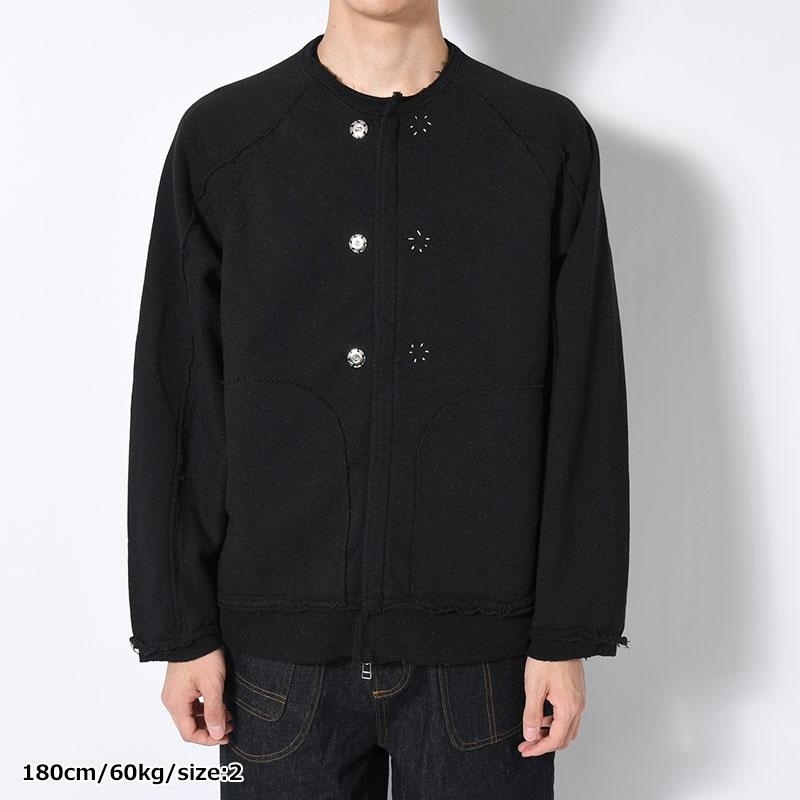 KOOI - ZIP CREW SWEAT BLOUSON / 2COLORS