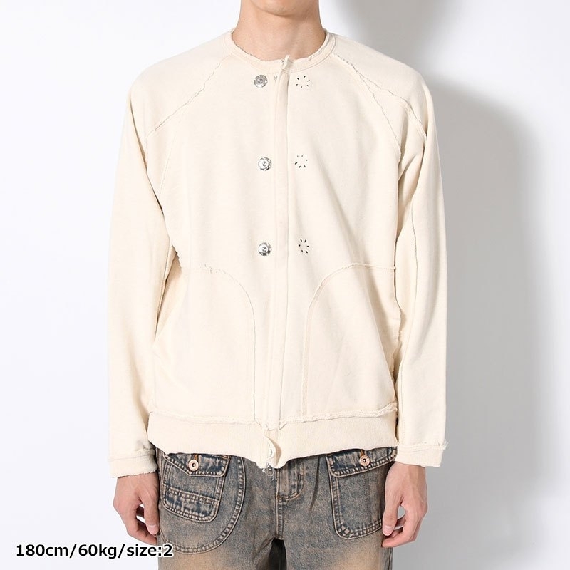 トップス kooi ZIP CREW SWEAT BLOUSON kooi ZIP CREW SWEAT BLOUSON