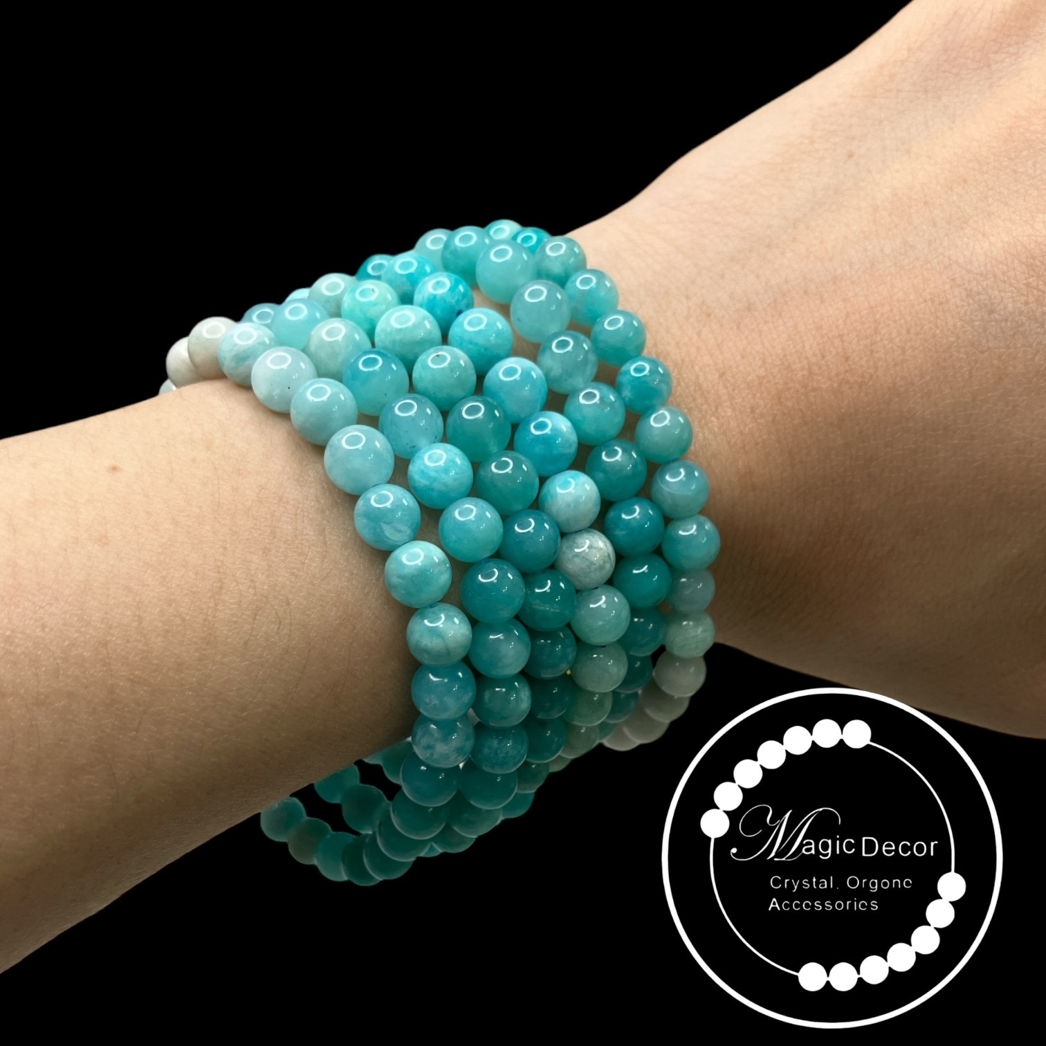 250721 - D19 6mm+四礦天河石漸變手串