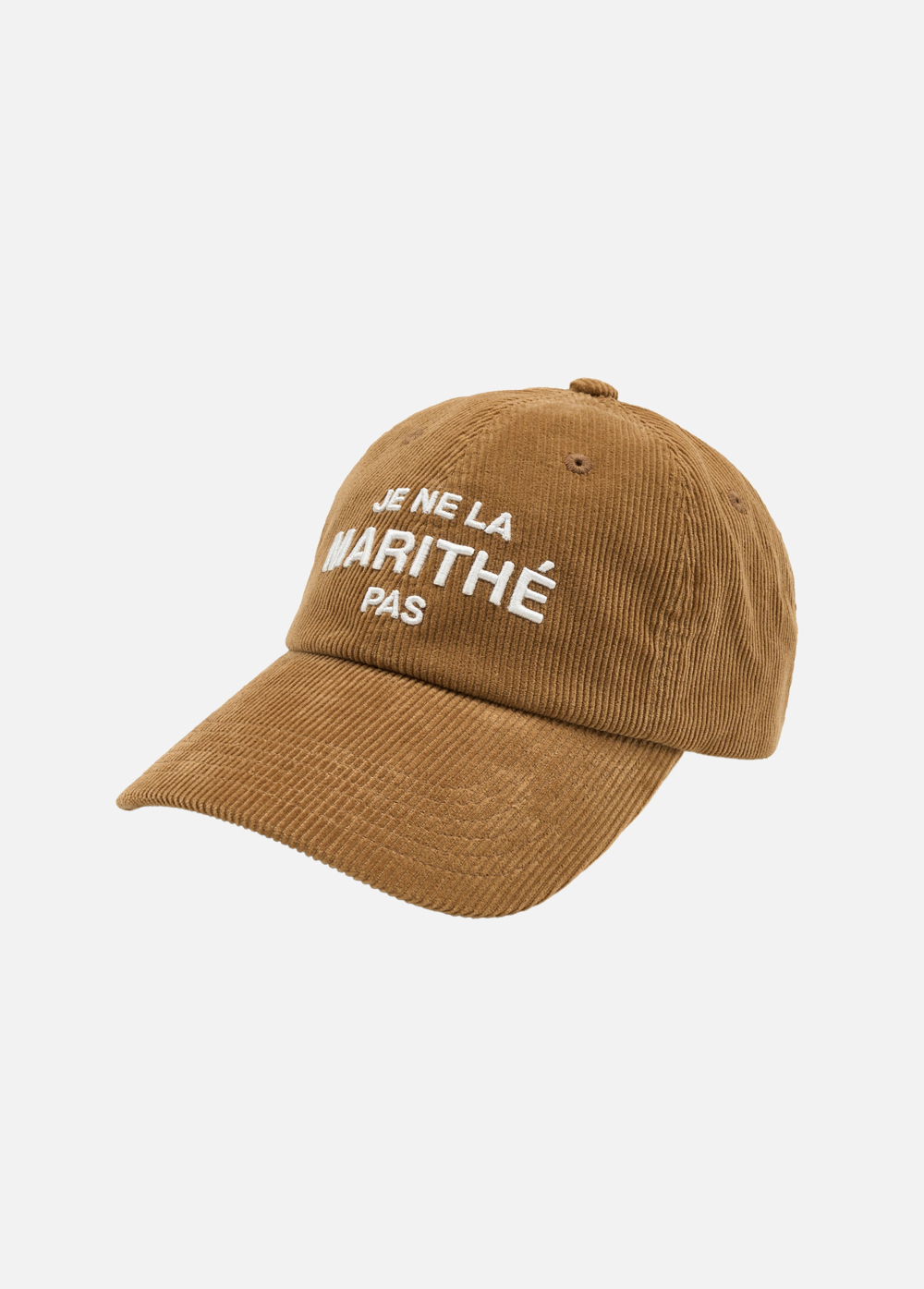 Marithe Francois Girbaud LETTERING LOGO CORDUROY CAP ca