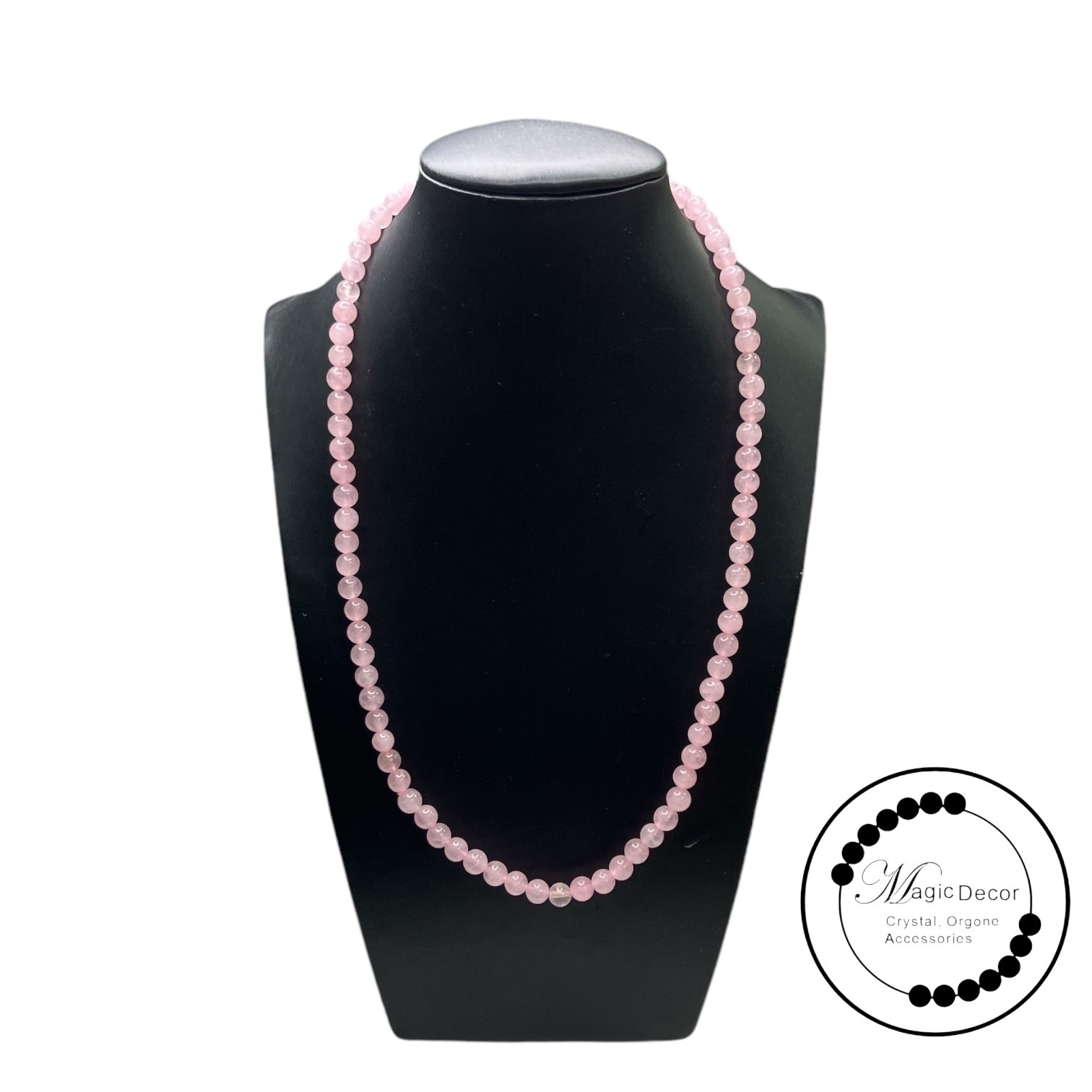 260110 - C16 6mm+芙蓉粉晶3圈頸鏈