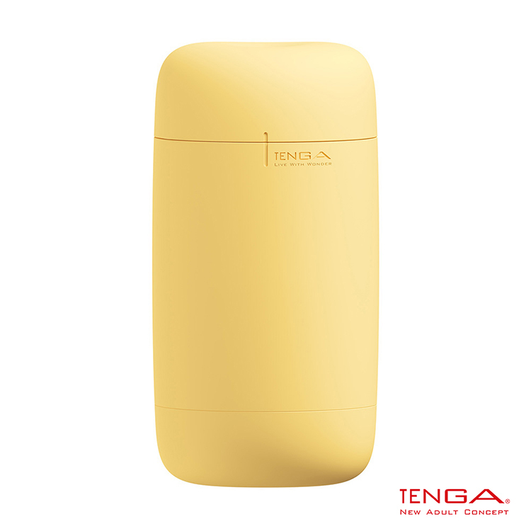 TENGA Puffy Custard Yellow 悠柔杯-旋柔黃