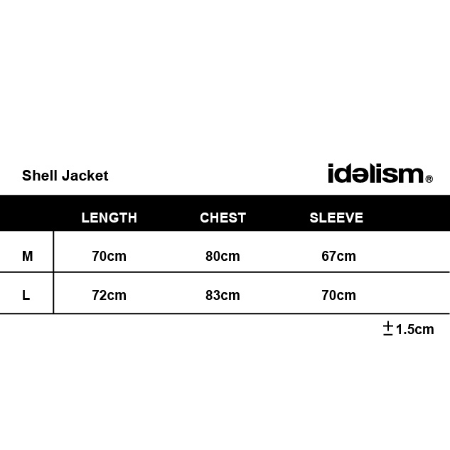 idealism IDE Shell Jacket / 機能立領夾克【ID24033】