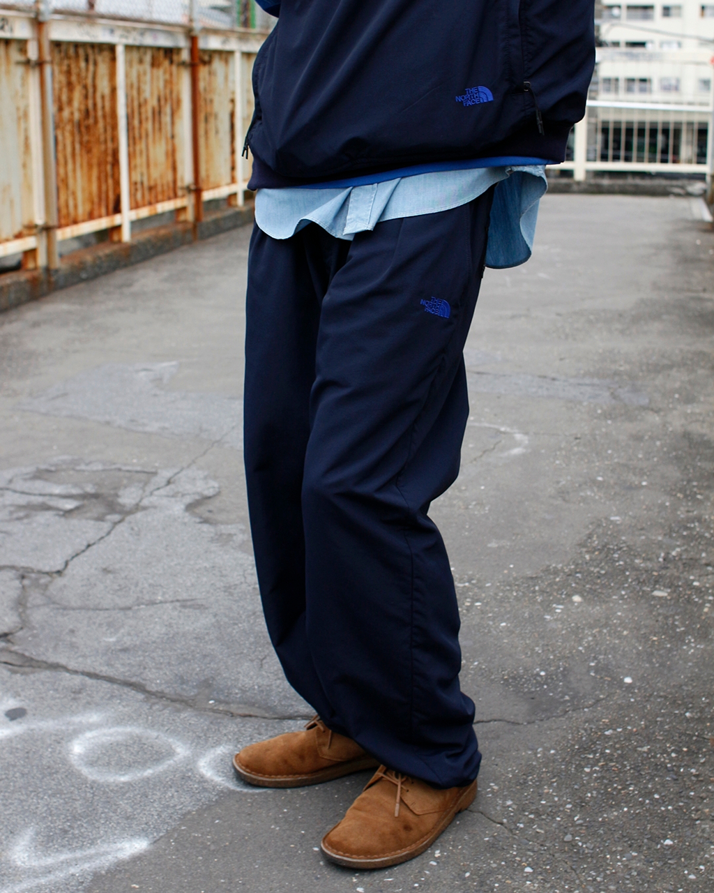 日本 TNF 紫標 Nylon Tussah Field Pants 尼龍長褲