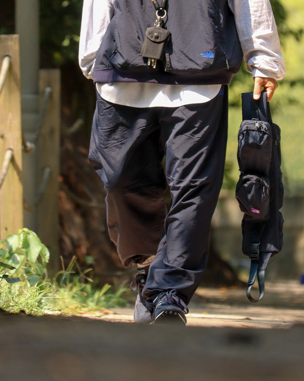 日本 TNF 紫標 Nylon Tussah Field Pants 尼龍長褲