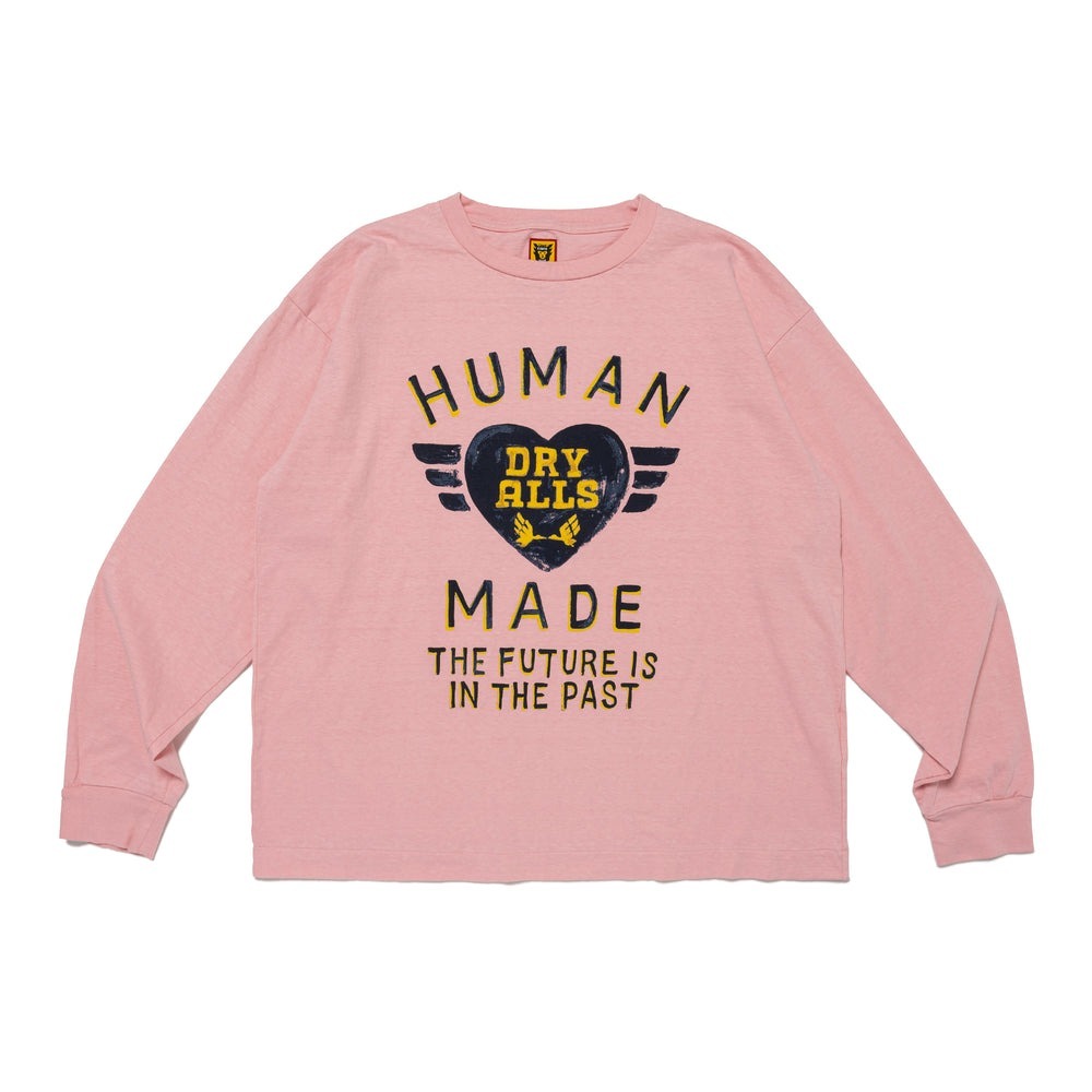 2024AW HUMAN MADE GRAPHIC L/S T-SHIRT 軍事風 繪圖 塗鴉 愛心 長T 現貨 HM28CS034