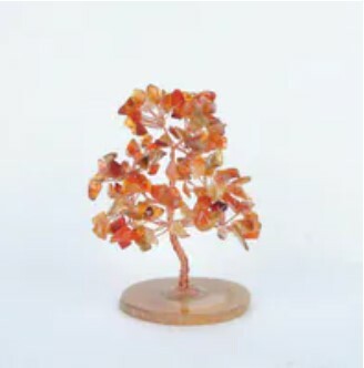 [S] GEMZ & CO HLCT TL13 MINI MA NAO BASE RED AGATE TREE, W112 (W112)