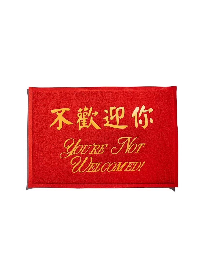 AGAINST NOT WELCOMED MAT