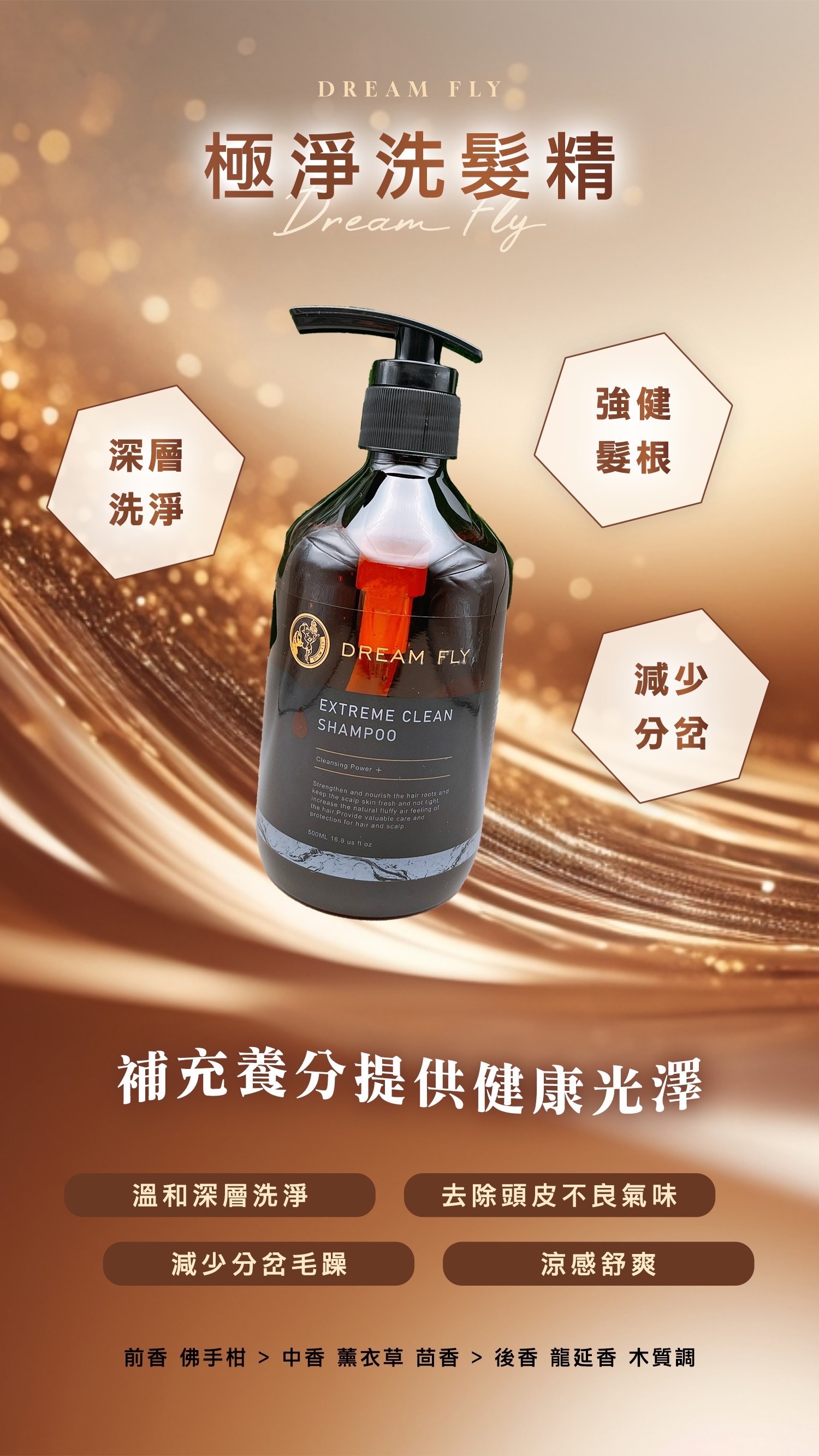 Dream Fly極淨洗髮精