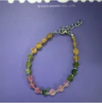 [S] GEMZ & CO WBZX HEART BRACELET, TOURMALINE, Y173 (Y173)