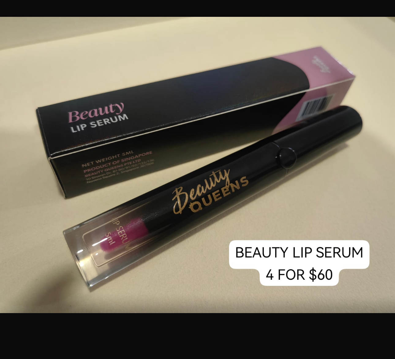 (PO) BEAUTY LIP SERUM 4 FOR $60