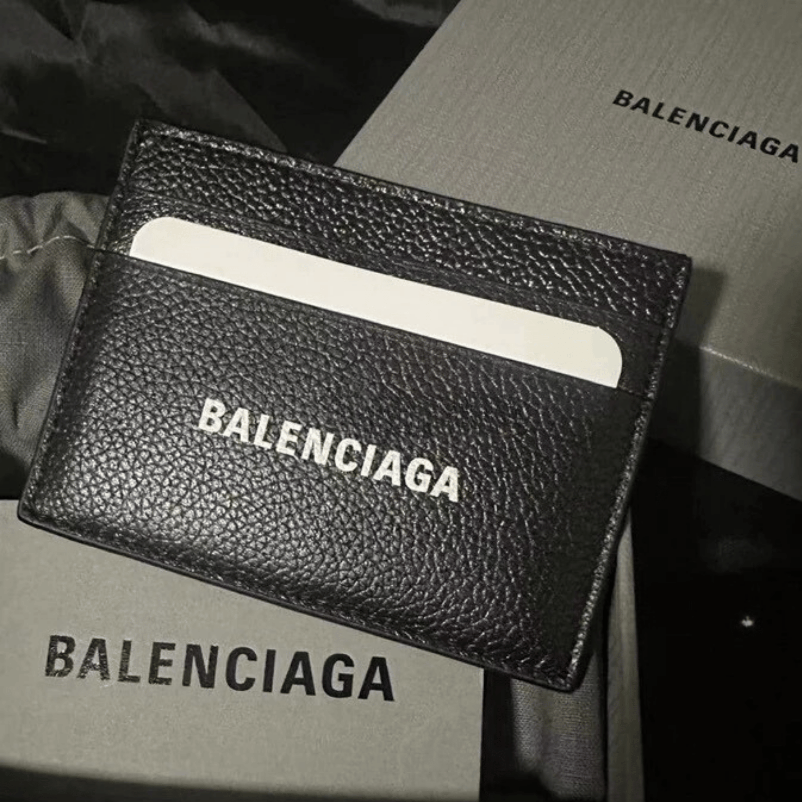 【NICE 歐美日韓代購】24SS Balenciaga 巴黎世家零錢包上海經銷商🔥經典logo小牛皮卡包 卡夾 短夾