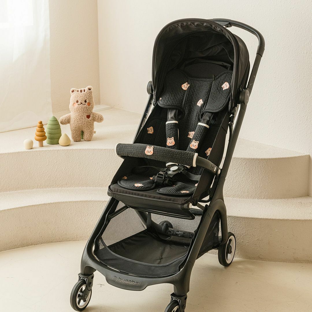 (海外特別限定版!售完結束!) PREMIUM絎縫系列-圓圓臉嬰兒車墊