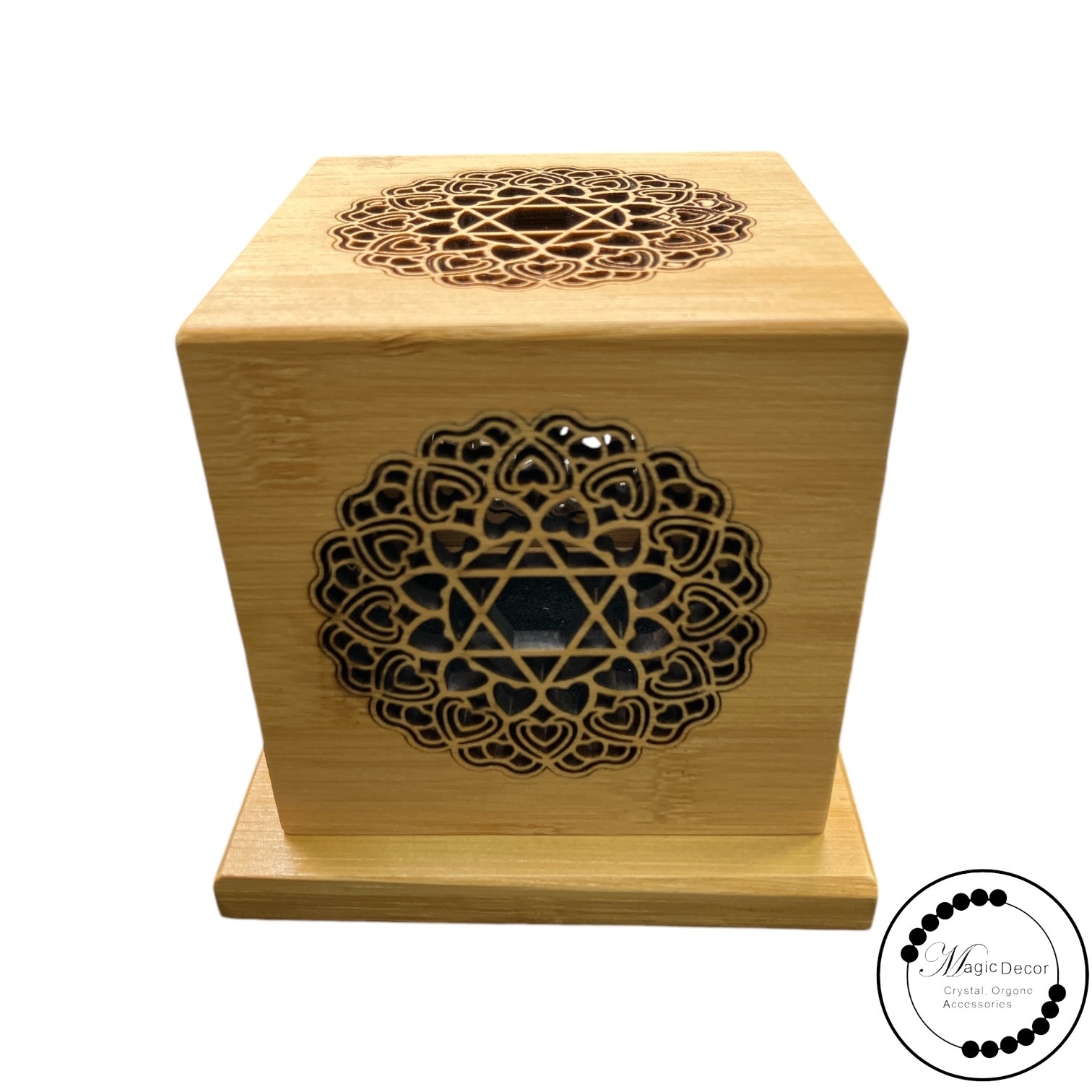 250823 - C58 愛心六芒星款竹筒木消磁盒