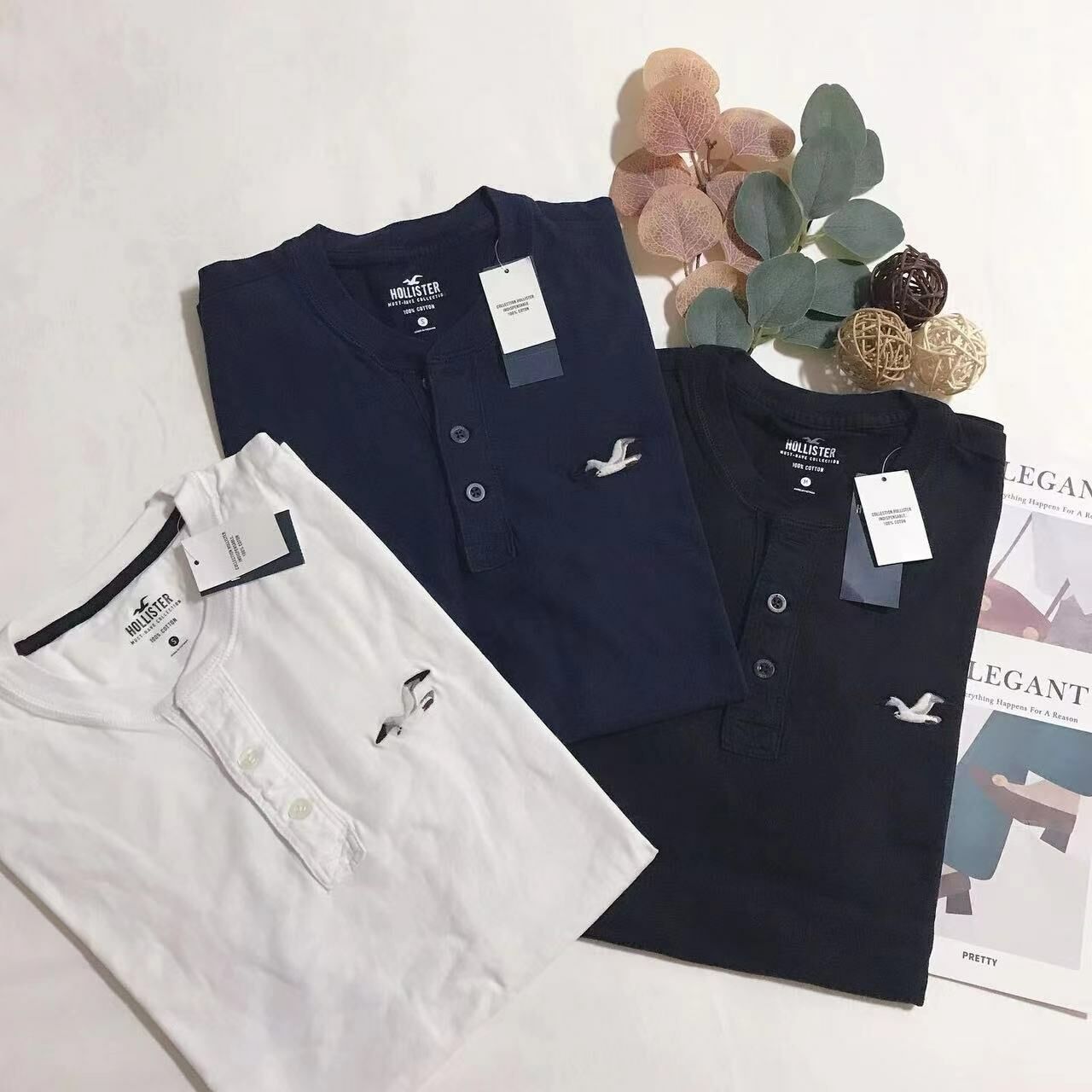 HOLLISTER HANLEY LOGO TEE