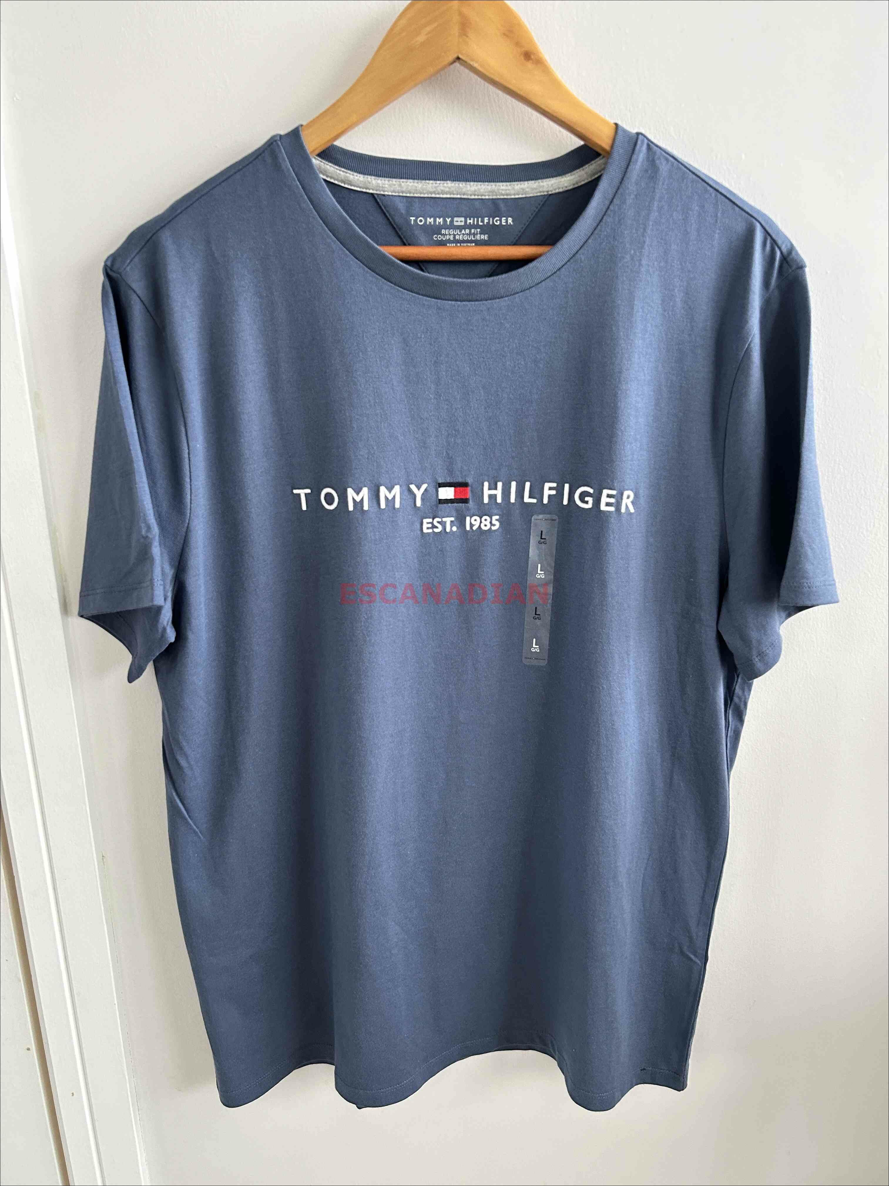 TOMMY 男大人 經典款 電繡字樣 短TEE (9色)