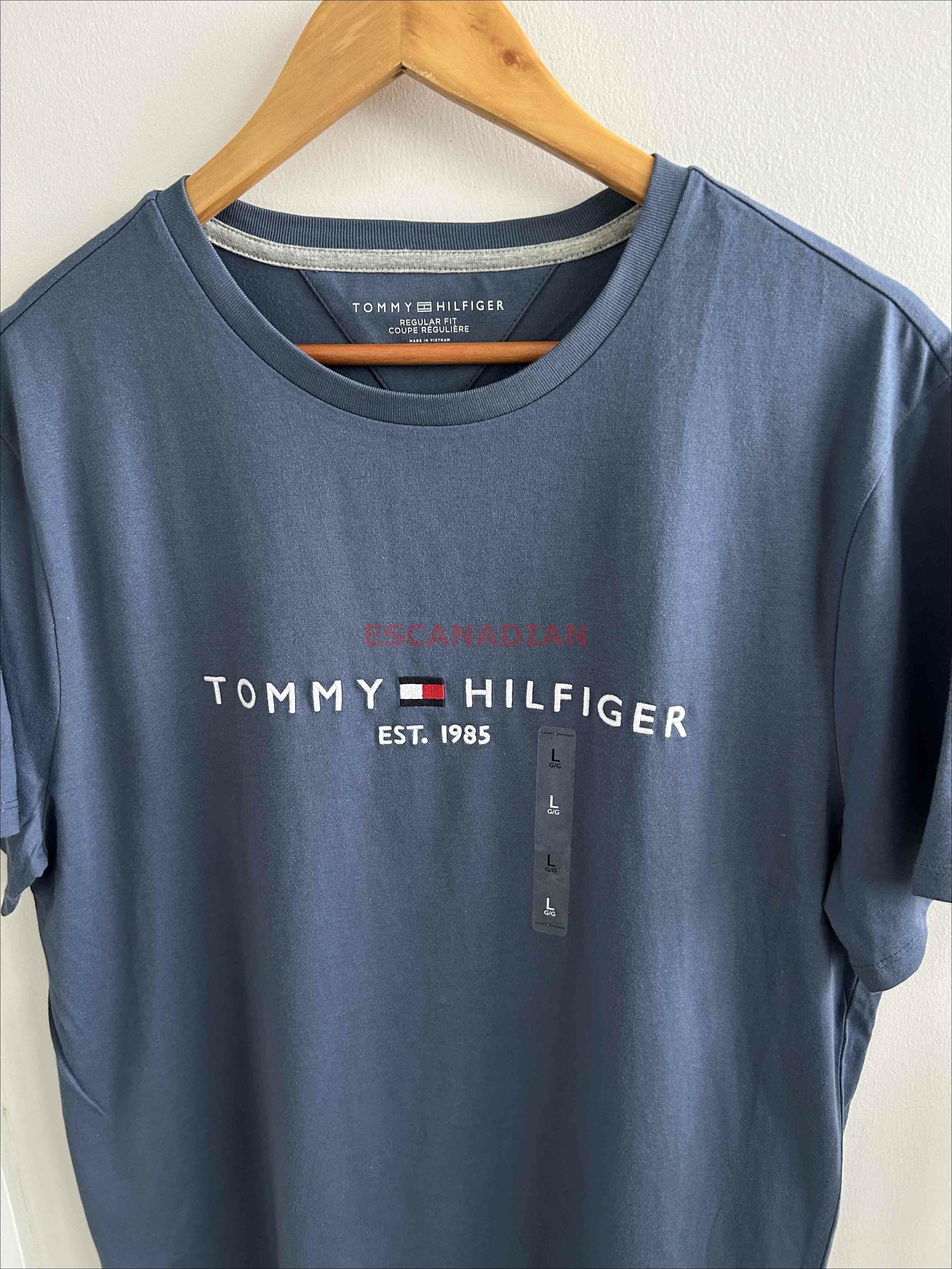 TOMMY 男大人 經典款 電繡字樣 短TEE (9色)