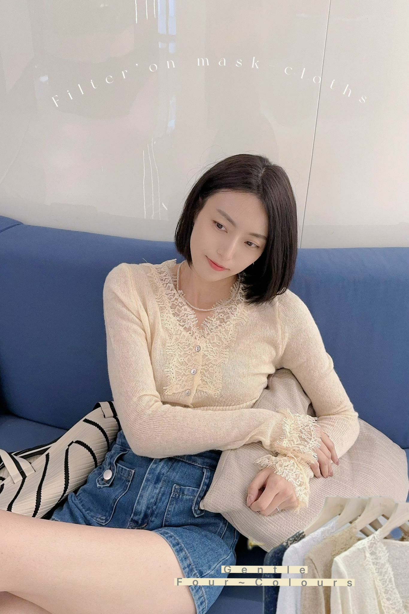 TOP#6418🤍瀘鏡面膜上衣